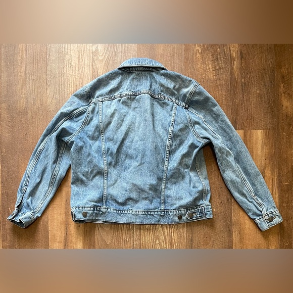Lucky Brand medium wash denim jacket womens size XL - Picture 2 of 6